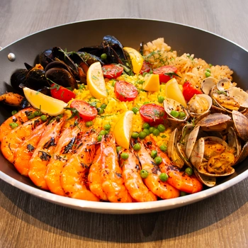 Saffron Seafood Paella