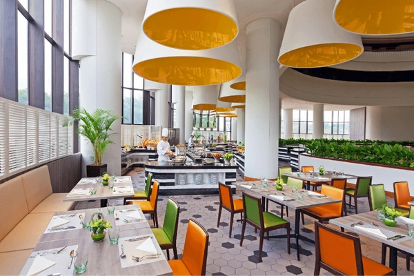 A Vibrant Dining Experience at the Halal-certified Atrium Restaurant