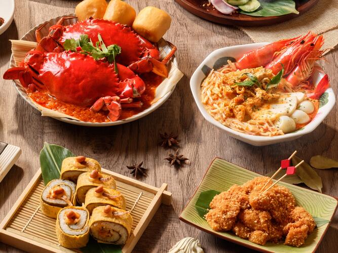 SG60 Food Fare buffet